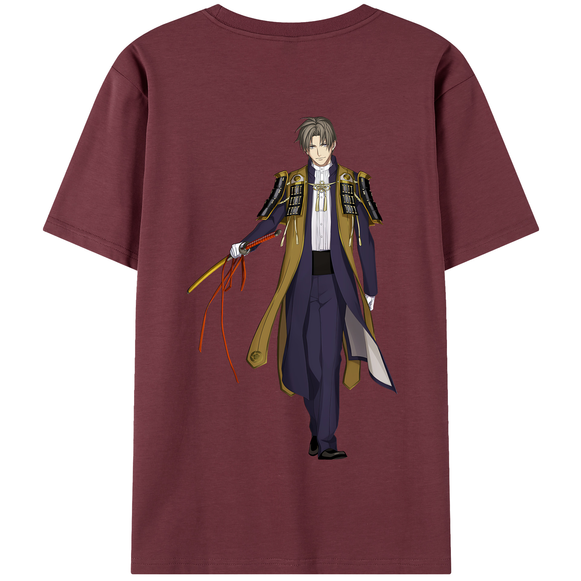 （画像用） 刀剣乱舞 Touken Ranbu 綿100％半袖Tシャツ（背面プリント）